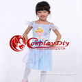 Whloesale in stock Cheap Cinderella princess dress for kids halloween christmas party